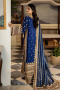 Jahaa'n Ara by Serene Embroidered Raw Silk Suit SRS-07 - House Of Hania