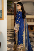 Jahaa'n Ara by Serene Embroidered Raw Silk Suit SRS-07 - House Of Hania
