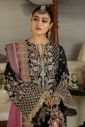 Jahaa'n Ara by Serene Embroidered Raw Silk Suit SRS-08 - House Of Hania