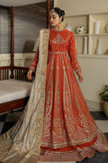 Jahaa'n Ara by Serene Embroidered Raw Silk Suit SRS-10 - House Of Hania