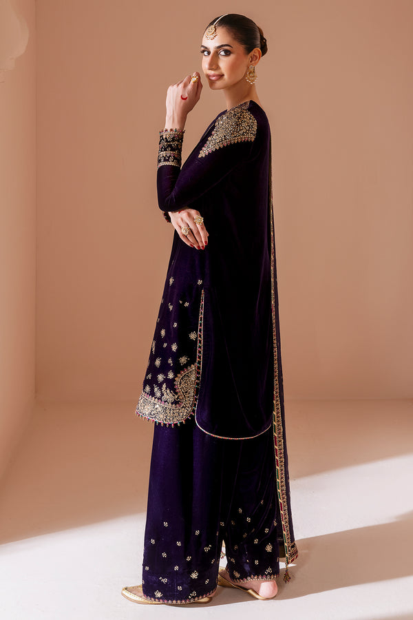 Jazmin | Chandni Velvet Formals 25 | Embroidered Velvet Formal CVF D-08 - House Of Hania
