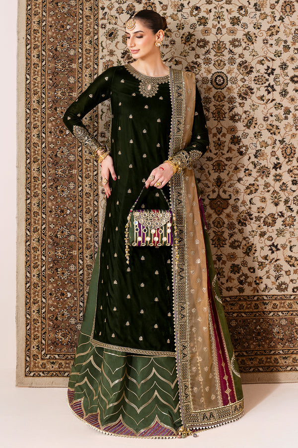 Jazmin | Chandni Velvet Formals 25 | Embroidered Velvet Formal CVF D-09 - House Of Hania