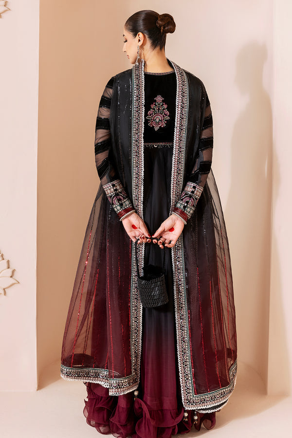 Jazmin | Chandni Velvet Formals 25 | Embroidered Velvet Formal CVF D-10 - House Of Hania