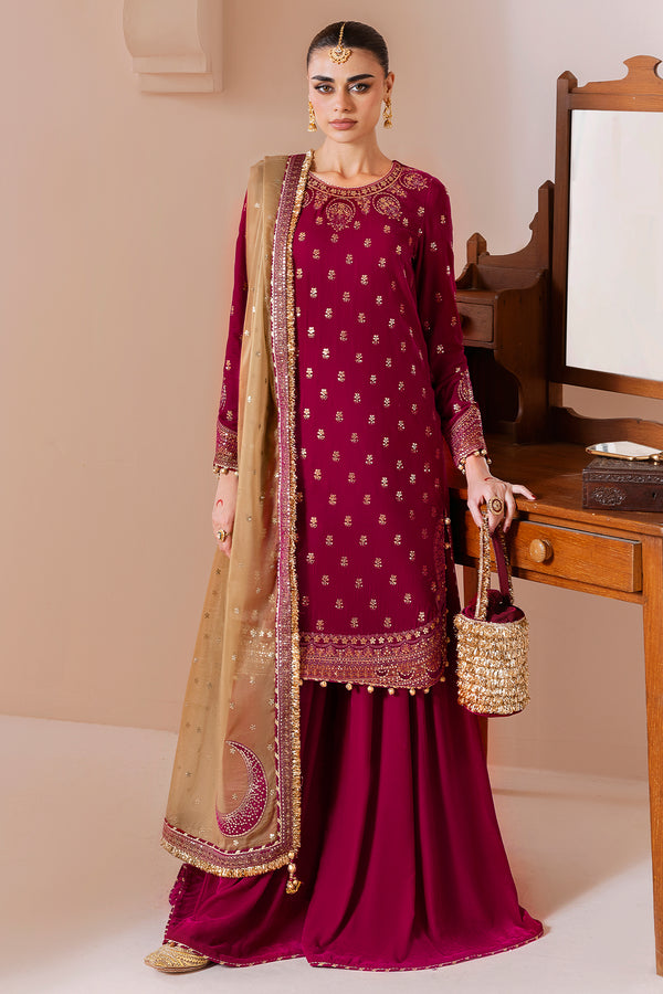 Jazmin | Chandni Velvet Formals 25 | Embroidered Velvet Formal CVF D-11 - House Of Hania