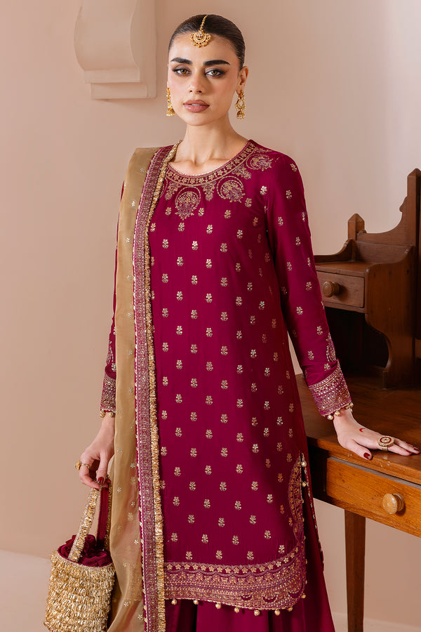 Jazmin | Chandni Velvet Formals 25 | Embroidered Velvet Formal CVF D-11 - House Of Hania