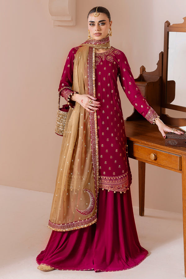 Jazmin | Chandni Velvet Formals 25 | Embroidered Velvet Formal CVF D-11 - House Of Hania