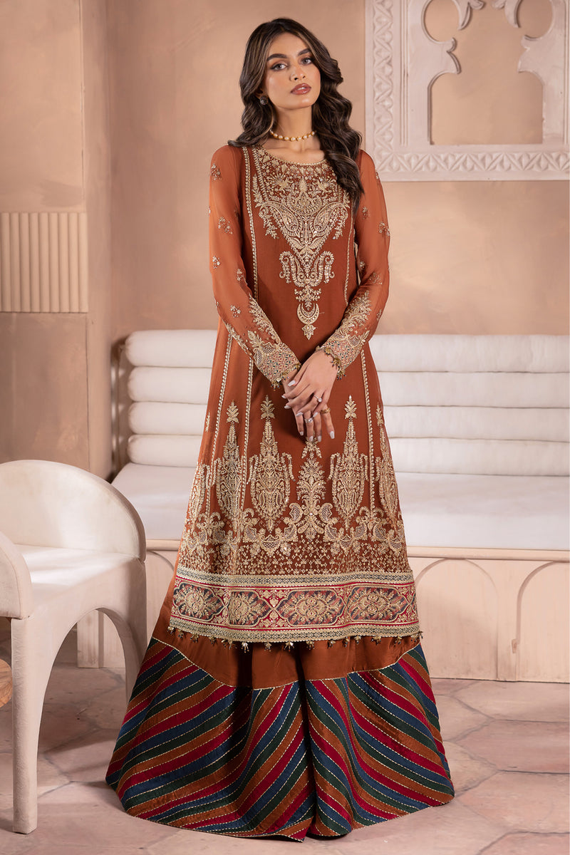 Jazmin | Formals Collection | CHIFFON UC-3040 - House Of Hania