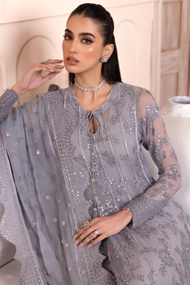 Jazmin | Formals Collection | CHIFFON UC-3045 - House Of Hania