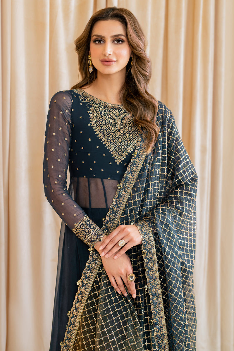 Jazmin | Formals Collection | CHIFFON UC-3047 - House Of Hania