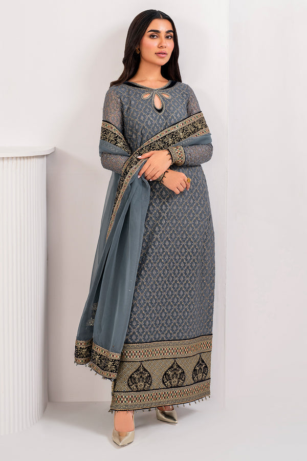 Jazmin | Formals Collection | CHIFFON UC-3058 - House Of Hania