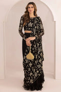 Jazmin | Formals Collection | EMBROIDERED CHIFFON UC-3021 - House Of Hania