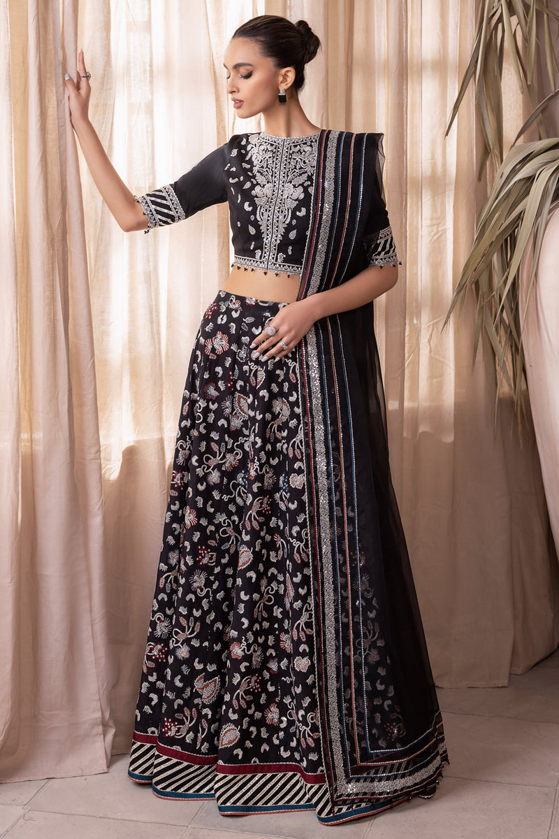 Jazmin | Formals Collection | RAW SILK UR-7015 - House Of Hania