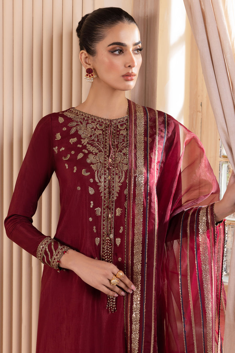 Jazmin | Formals Collection | RAW SILK UR-7016 - House Of Hania