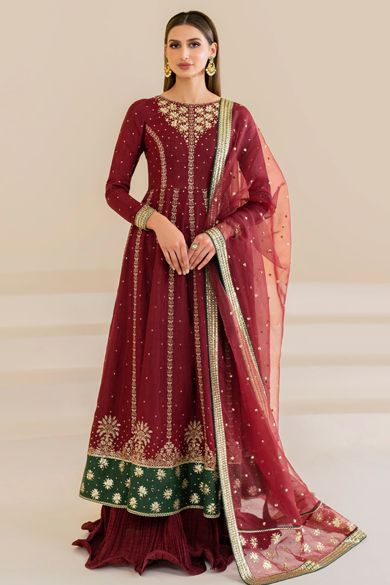 Jazmin | Formals Collection | Raw Silk UR-7018 - House Of Hania