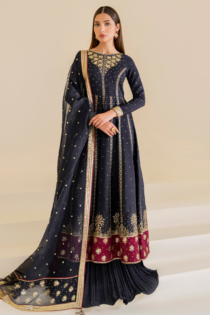 Jazmin | Formals Collection | Raw Silk UR-7019 - House Of Hania