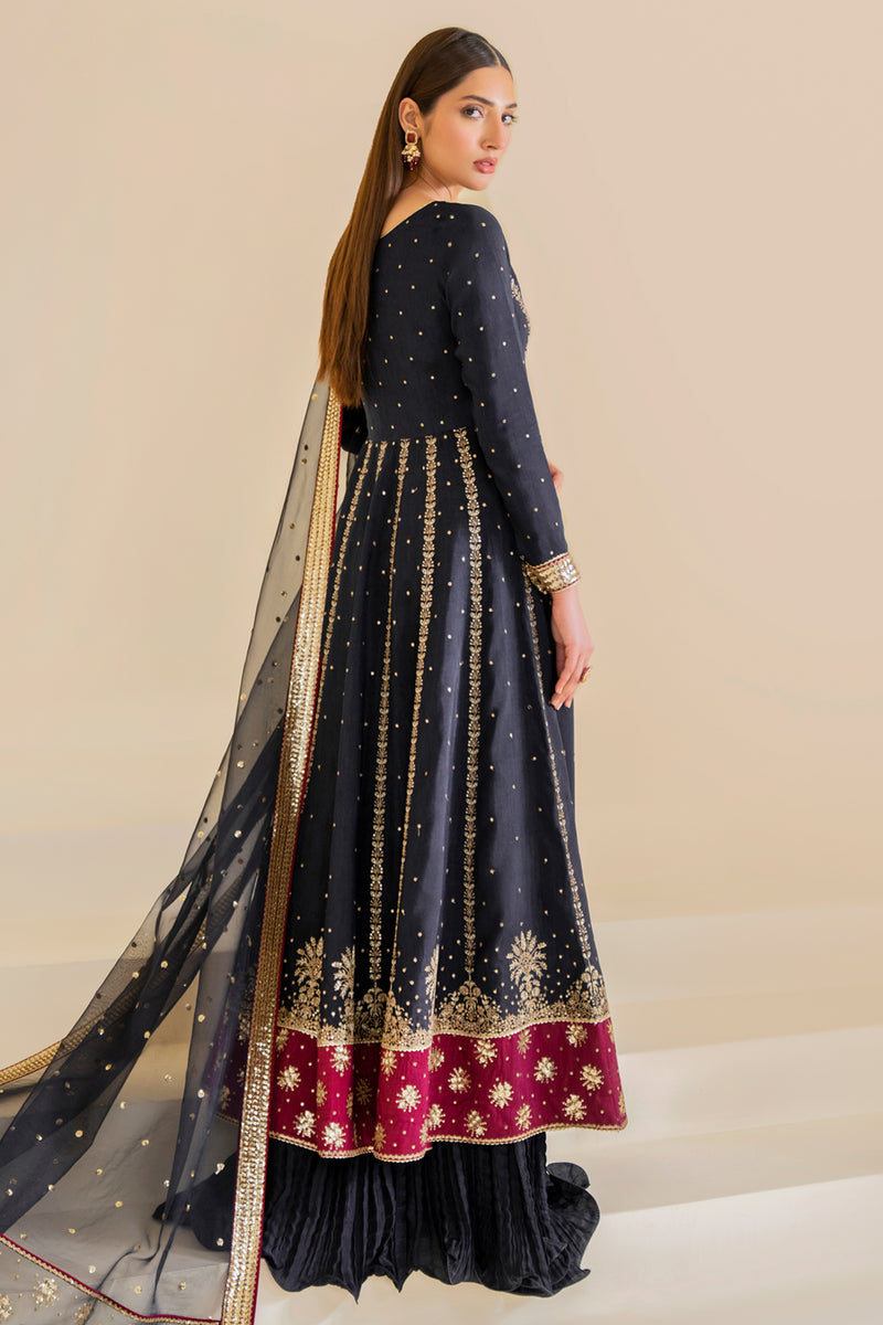 Jazmin | Formals Collection | Raw Silk UR-7019 - House Of Hania