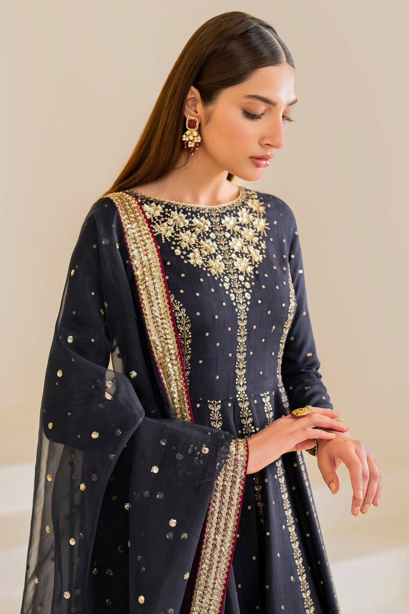 Jazmin | Formals Collection | Raw Silk UR-7019 - House Of Hania