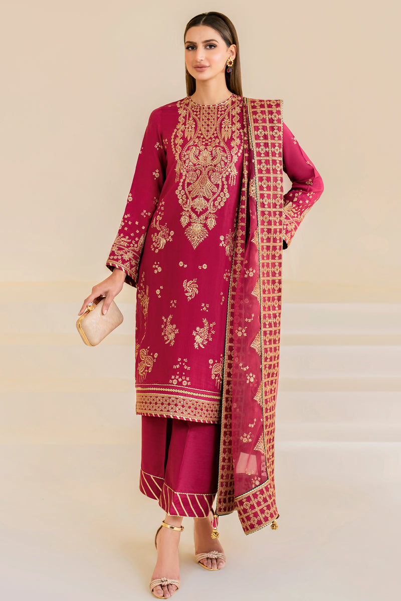 Jazmin | Formals Collection | Raw Silk UR-7022 - House Of Hania