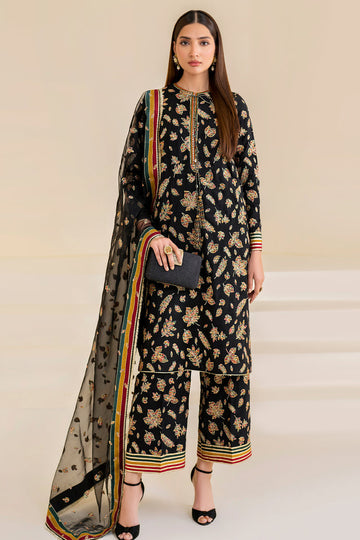 Jazmin | Formals Collection | Raw Silk UR-7023 - House Of Hania