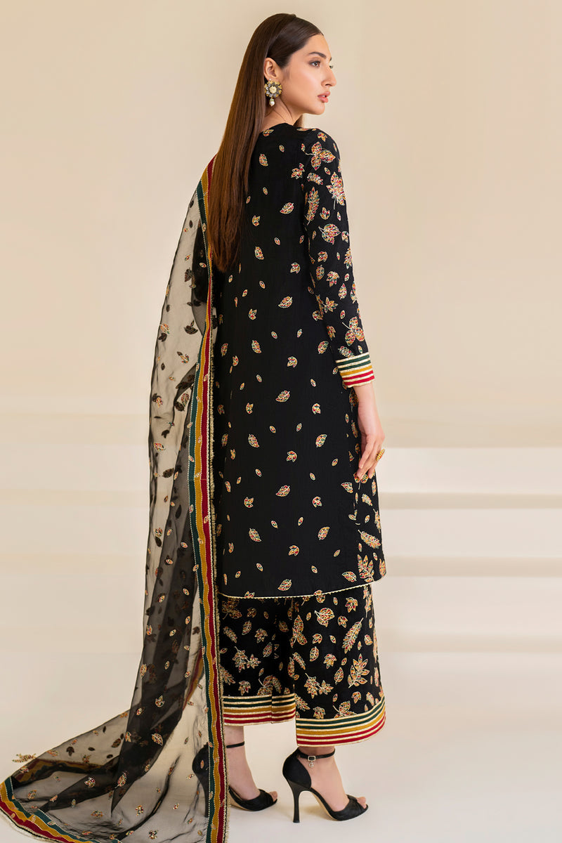 Jazmin | Formals Collection | Raw Silk UR-7023 - House Of Hania