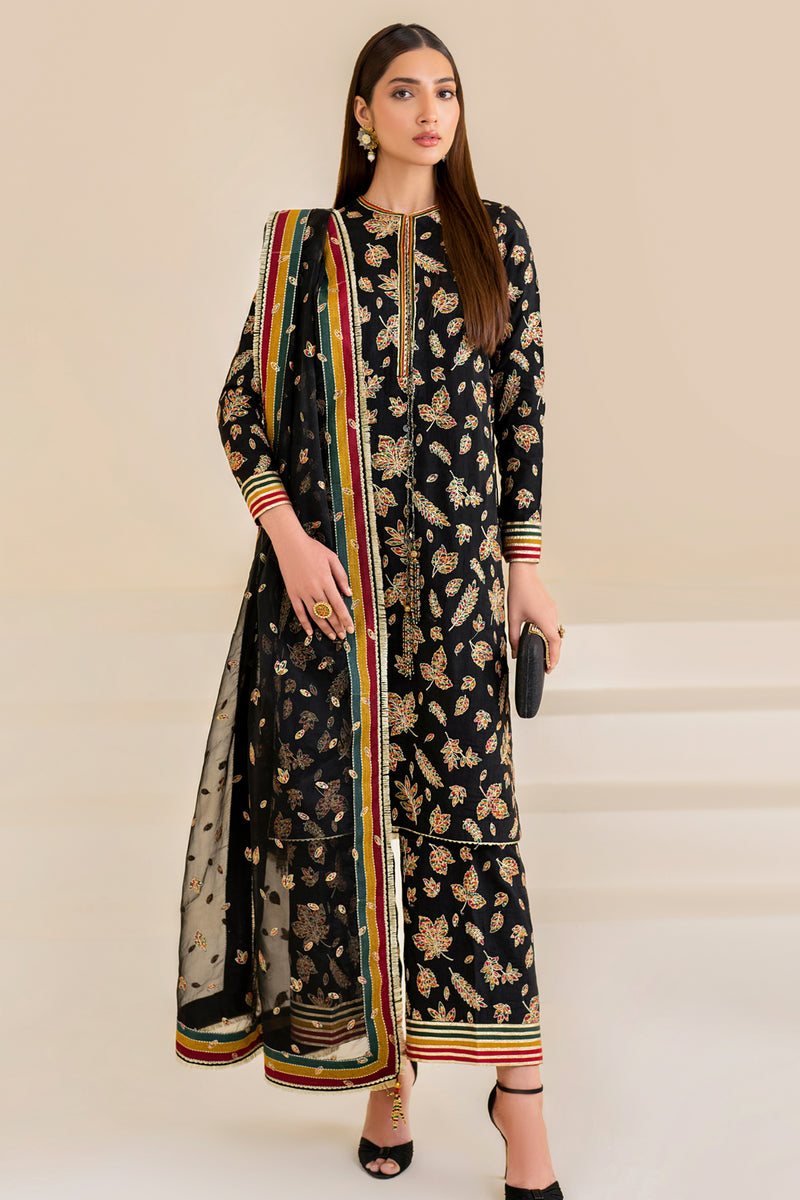 Jazmin | Formals Collection | Raw Silk UR-7023 - House Of Hania