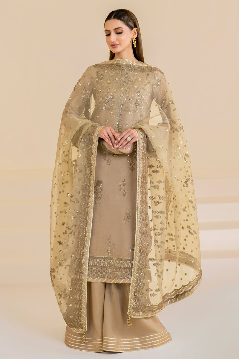 Jazmin | Formals Collection | Raw Silk UR-7024 - House Of Hania