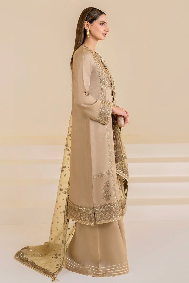 Jazmin | Formals Collection | Raw Silk UR-7024 - House Of Hania