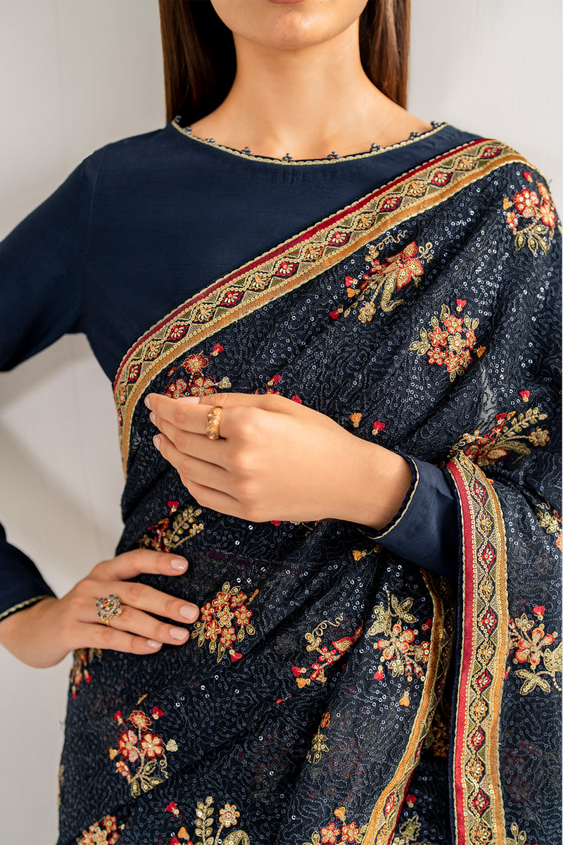 Jazmin | Formals Collection | Raw Silk UR-7025 - House Of Hania