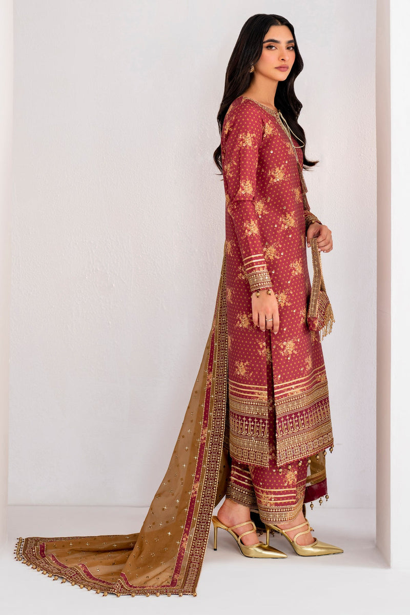 Jazmin | Formals Collection | Raw Silk UR-7029 - House Of Hania
