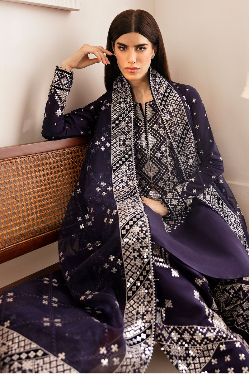 Jazmin | Formals Collection | Raw Silk UR-7030 - House Of Hania