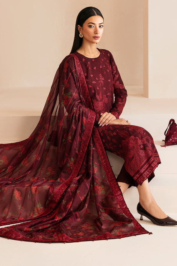 Jazmin | Formals Collection | Raw Silk UR-7031 - House Of Hania