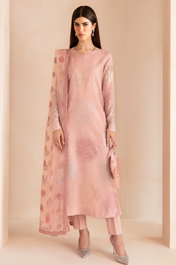 Jazmin | Formals Collection | Raw Silk UR-7032 - House Of Hania