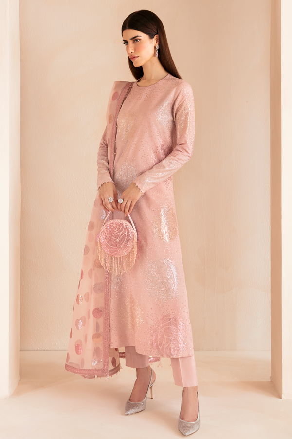 Jazmin | Formals Collection | Raw Silk UR-7032 - House Of Hania