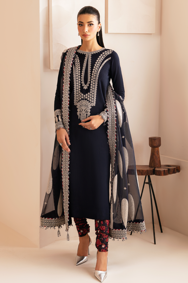 Jazmin | Formals Collection | Raw Silk UR-7033 - House Of Hania