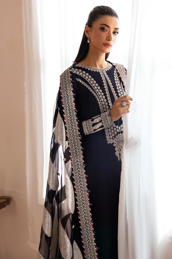 Jazmin | Formals Collection | Raw Silk UR-7033 - House Of Hania