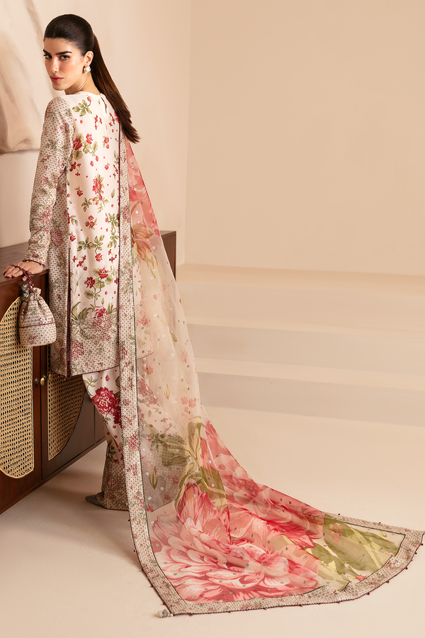 Jazmin | Formals Collection | Raw Silk UR-7034 - House Of Hania