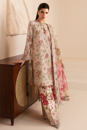 Jazmin | Formals Collection | Raw Silk UR-7034 - House Of Hania