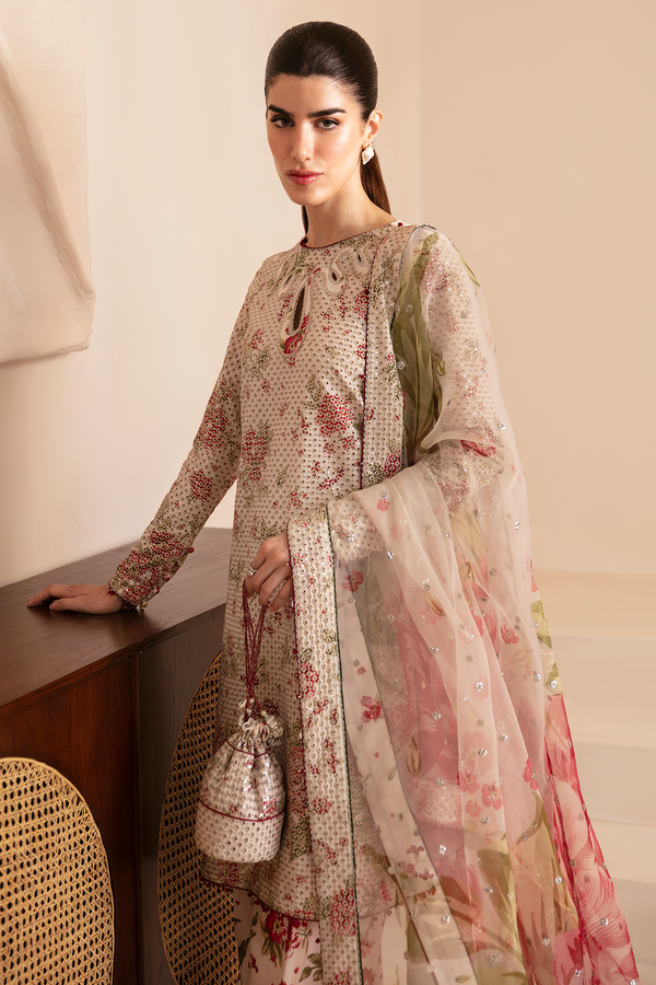 Jazmin | Formals Collection | Raw Silk UR-7034 - House Of Hania