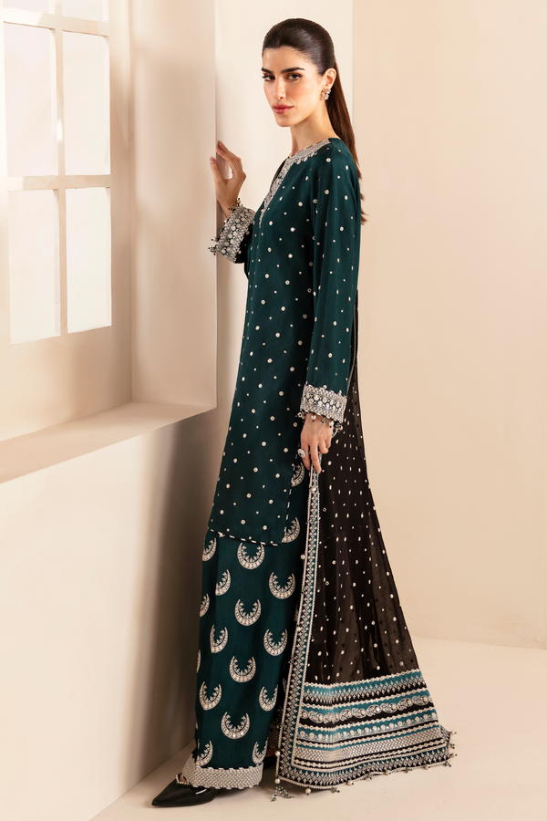 Jazmin | Formals Collection | Raw Silk UR-7035 - House Of Hania