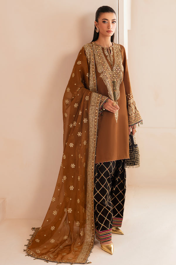 Jazmin | Formals Collection | Raw Silk UR-7037 - House Of Hania