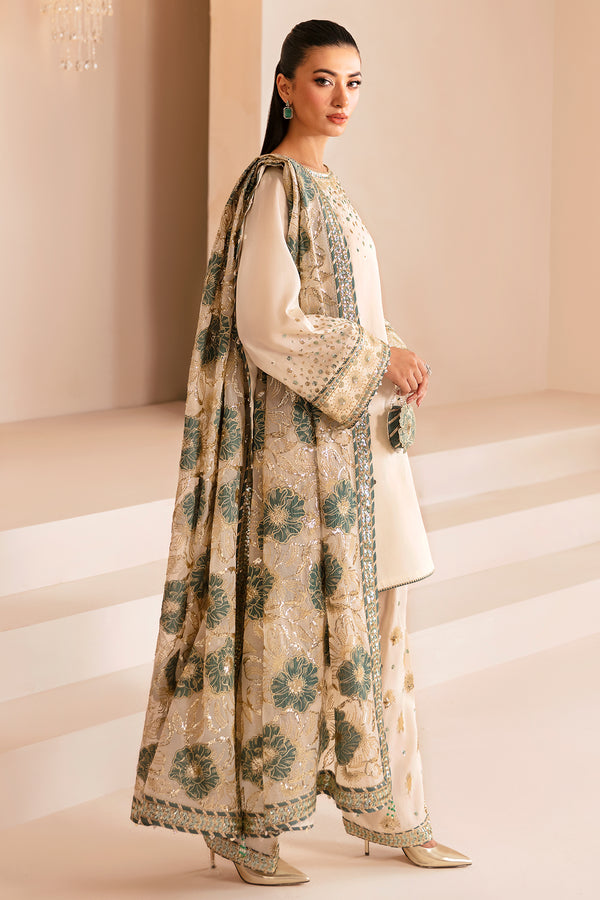 Jazmin | Formals Collection | Raw Silk UR-7039 - House Of Hania