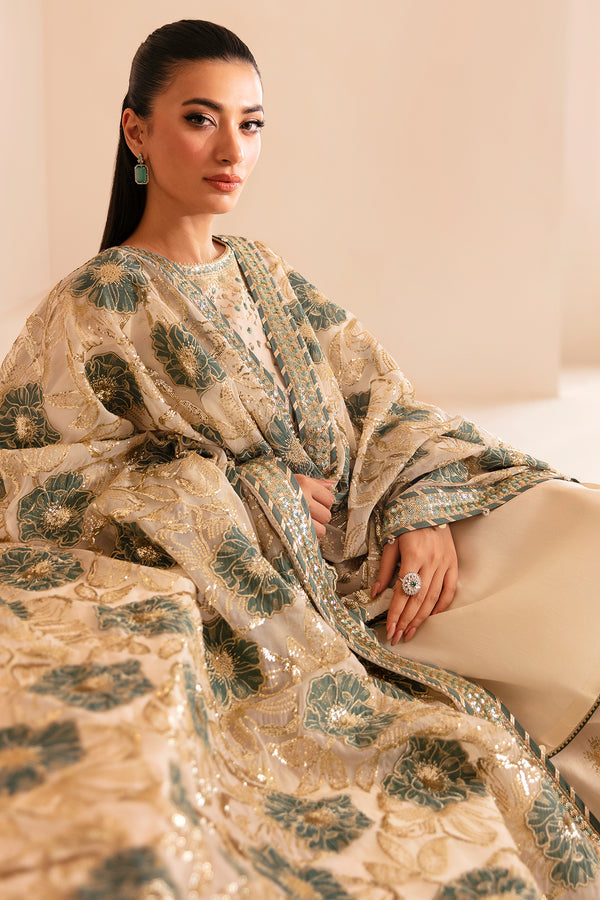 Jazmin | Formals Collection | Raw Silk UR-7039 - House Of Hania