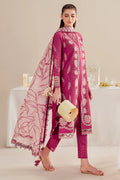 Jazmin | Iris EMBROIDERED DOBBY LAWN IL'25-D05 - House Of Hania
