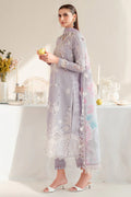 Jazmin | Iris EMBROIDERED DOBBY LAWN IL'25-D06 - House Of Hania