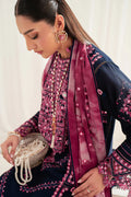 Jazmin | Iris EMBROIDERED LAWN IL'25-D01 - House Of Hania