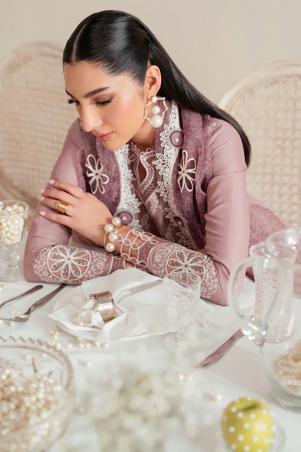 Jazmin | Iris EMBROIDERED LAWN IL'25-D10 - House Of Hania