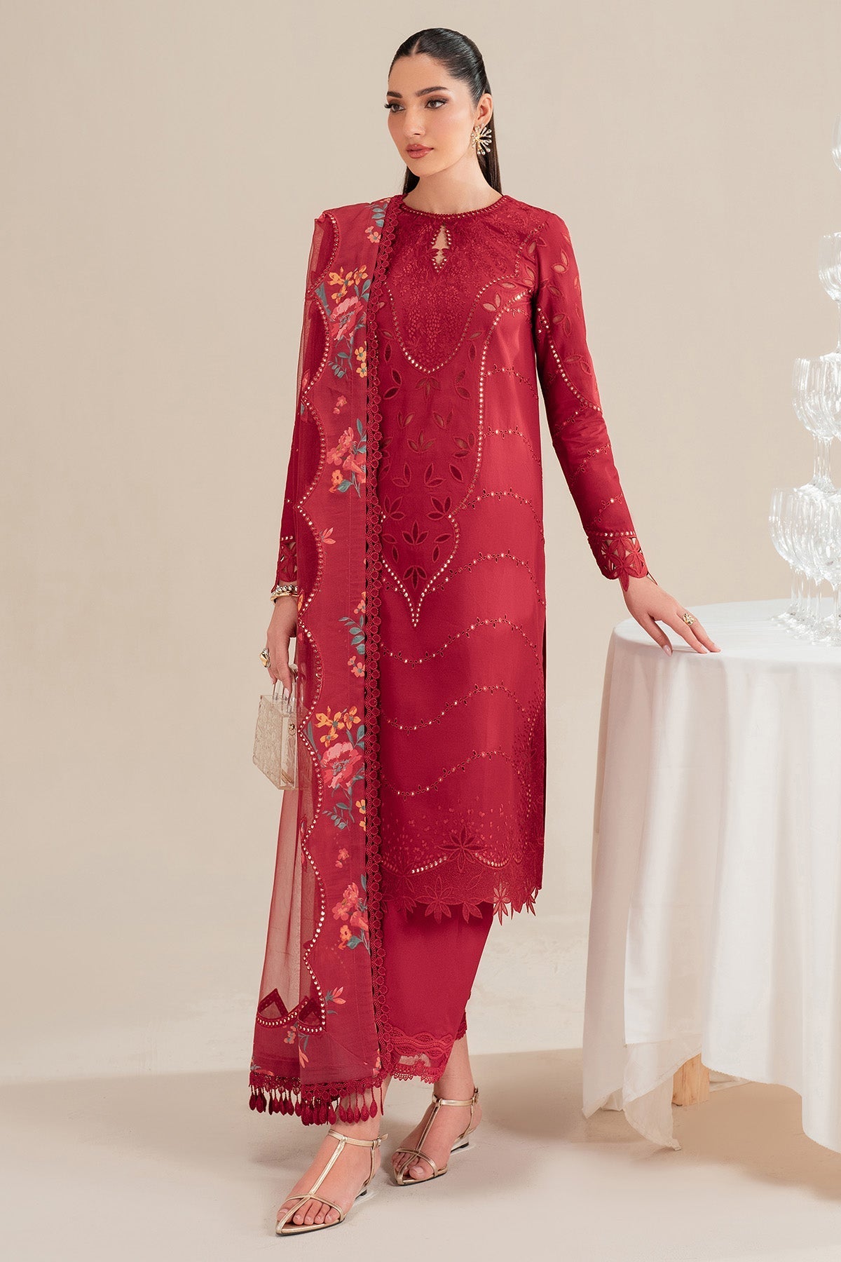 Jazmin | Iris Luxury Lawn 25 | IL'25-D03 - House Of Hania
