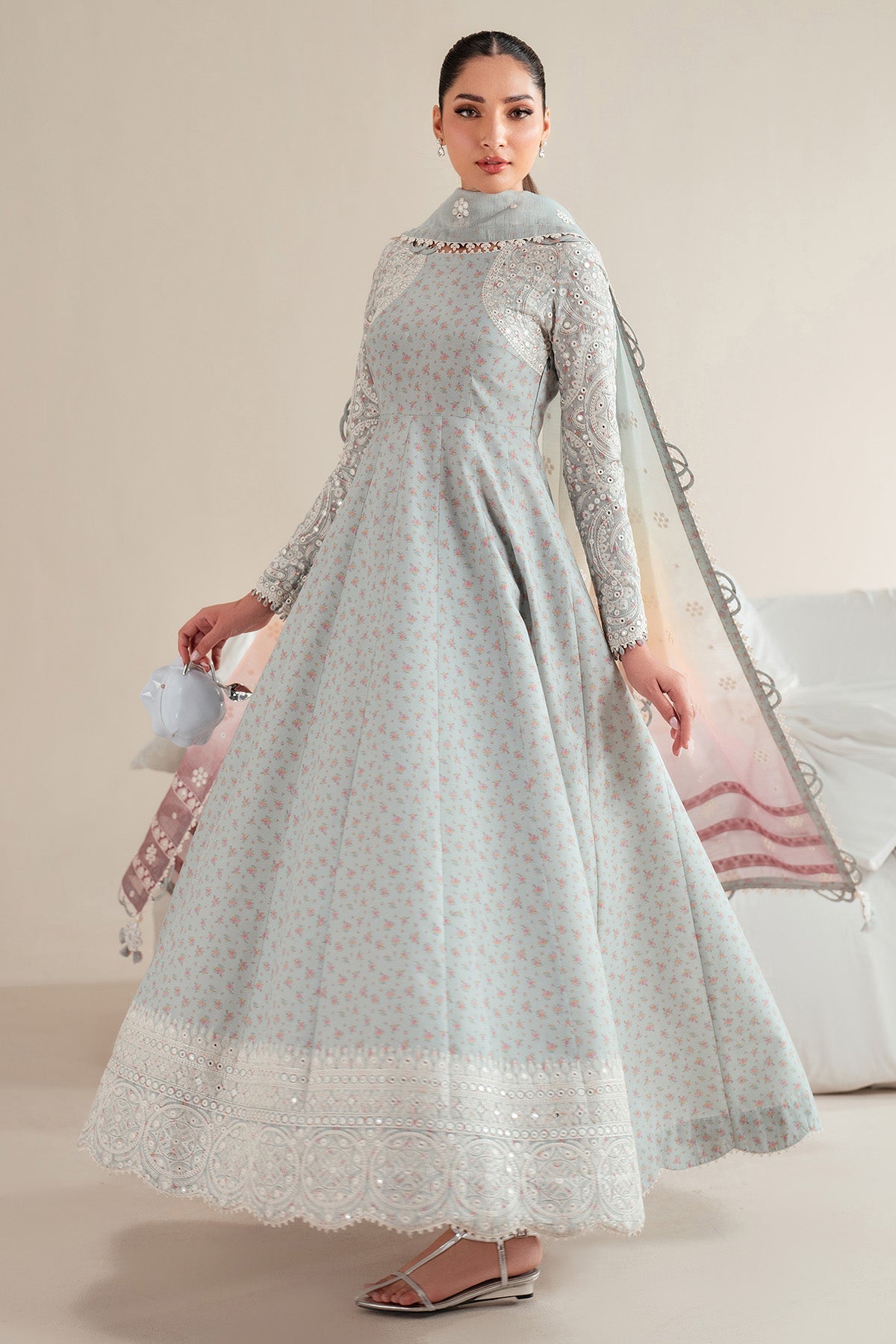 Jazmin | Iris Luxury Lawn 25 | IL'25-D04 - House Of Hania