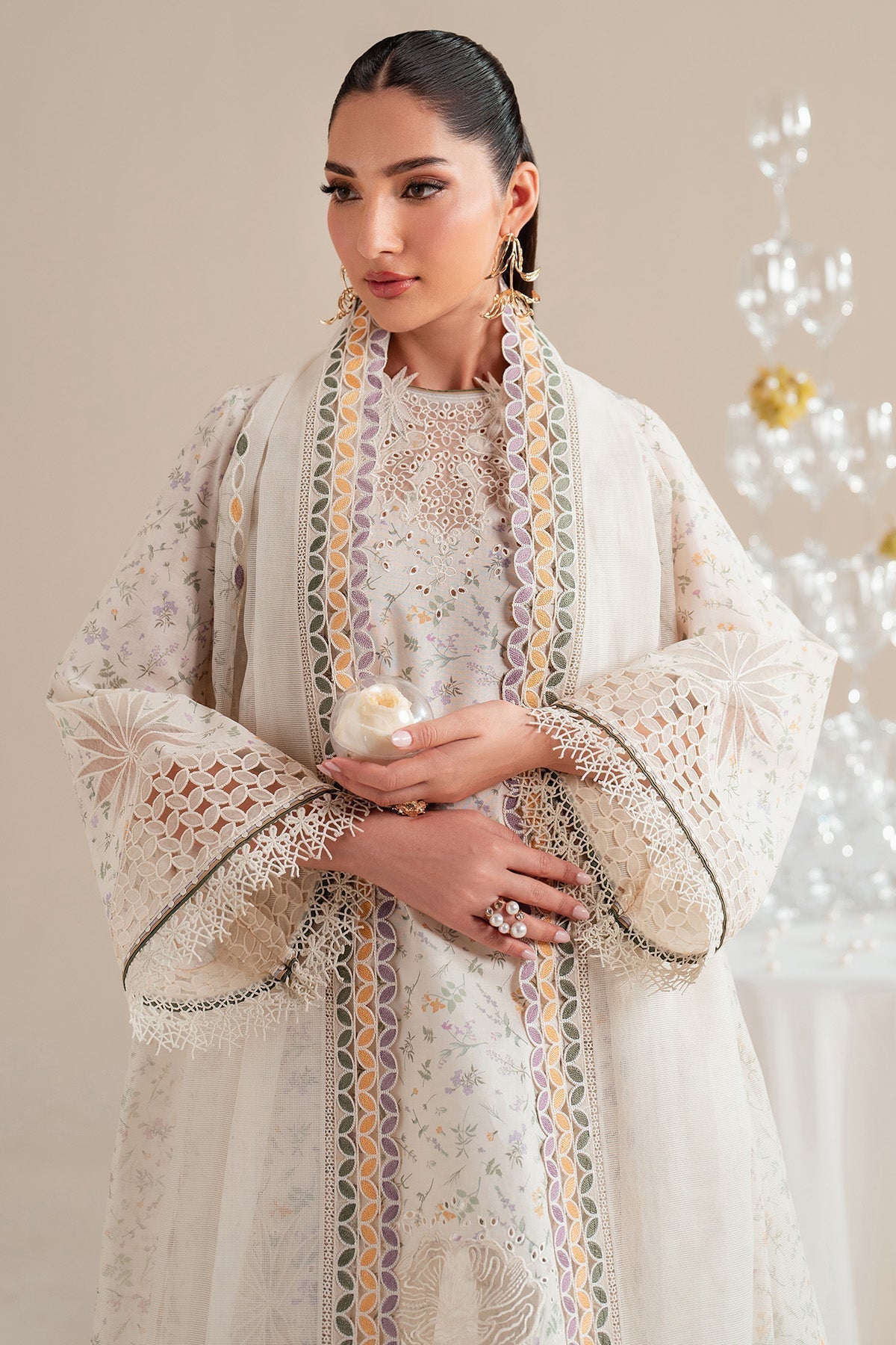 Jazmin | Iris Luxury Lawn 25 | IL'25-D09 - House Of Hania