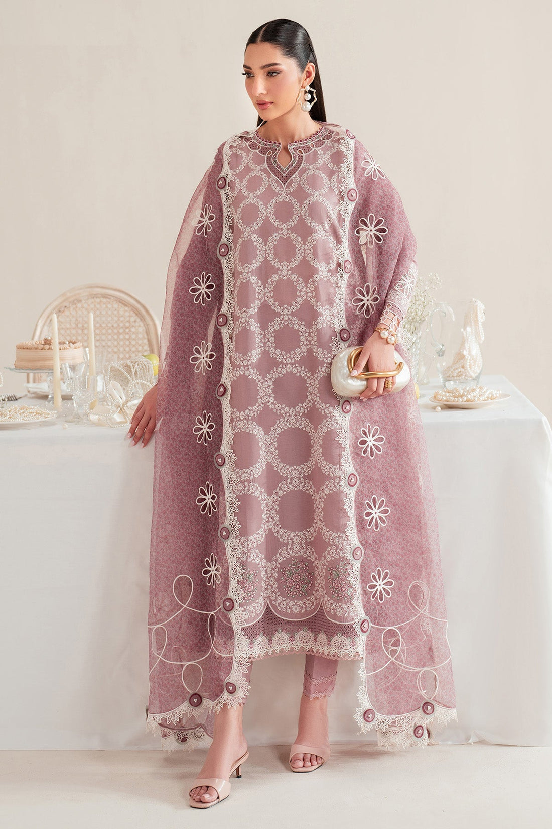 Jazmin | Iris Luxury Lawn 25 | IL'25-D10 - House Of Hania